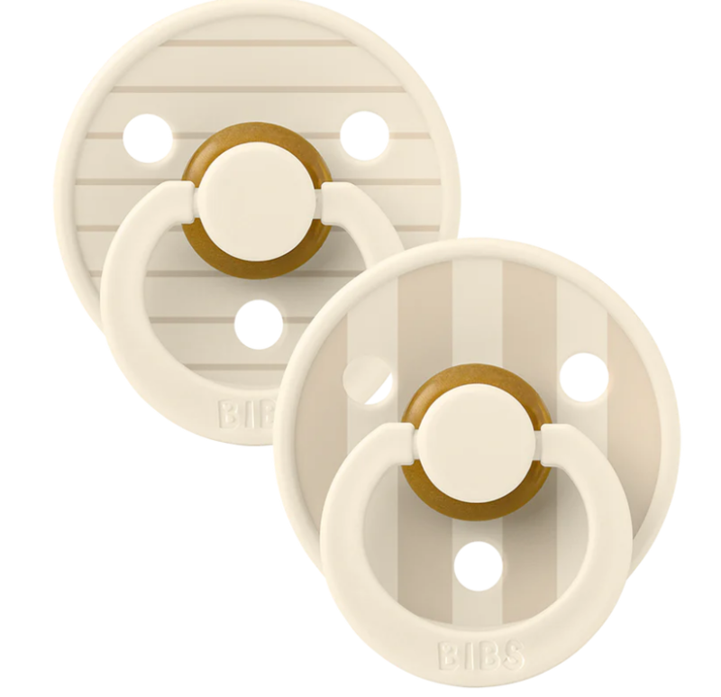 Bibs Bibs | Speen round set2 pin ivory vanilla