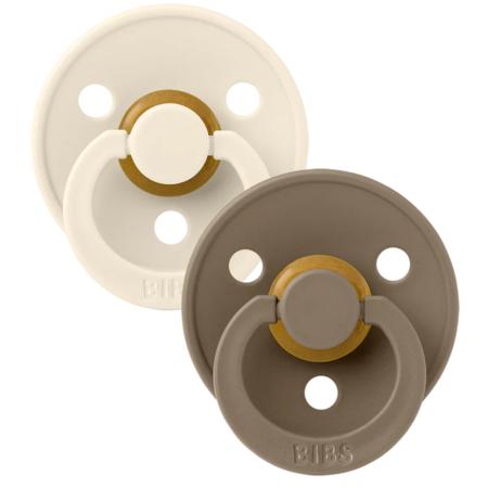 Bibs Bibs | Speen round set2 ivory dark oak