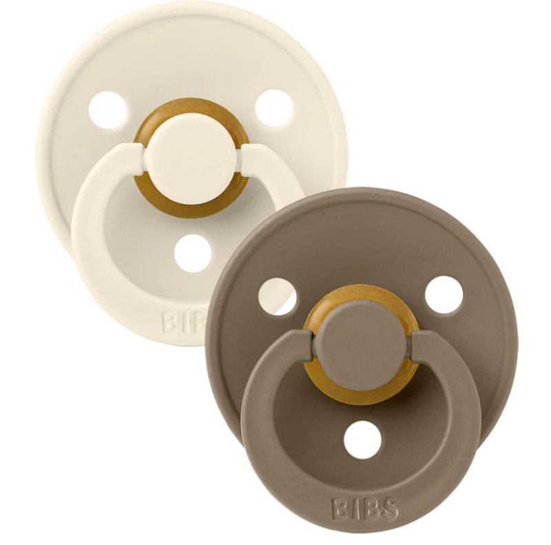 Bibs Bibs | Speen round set2 ivory dark oak