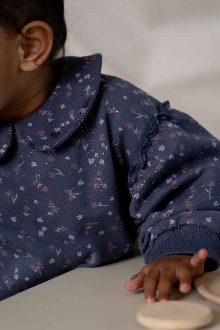 House of Jamie House of Jamie | Sweater baby stardust golden floral