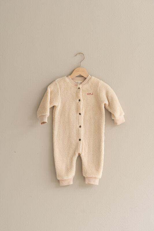 House of Jamie House of Jamie | Jumpsuit baby plush oatmeal