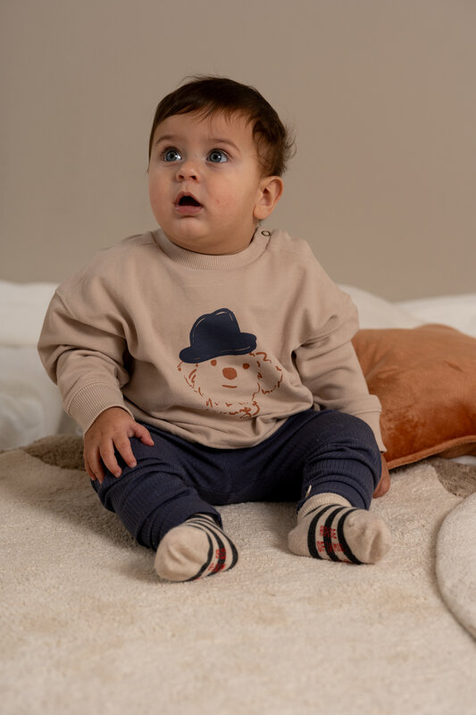 House of Jamie House of Jamie | Sweater baby boys french grey