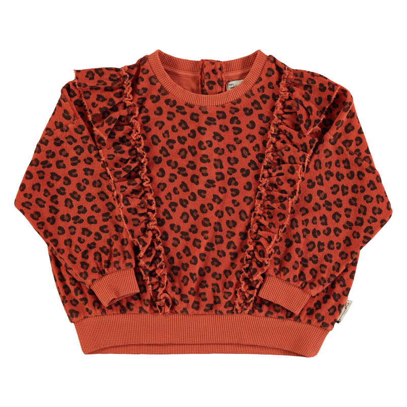 Piupiuchick Piupiuchick | Sweater rood panterprint