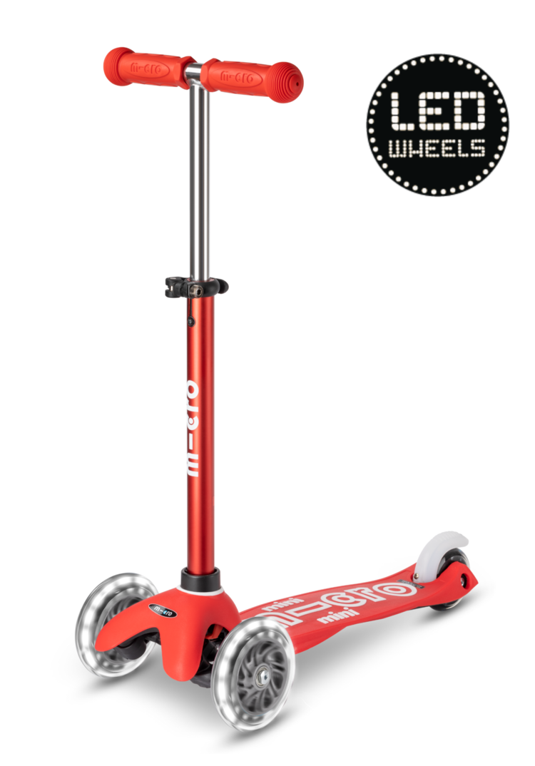Micro Step Micro Step | Mini Deluxe LED rood