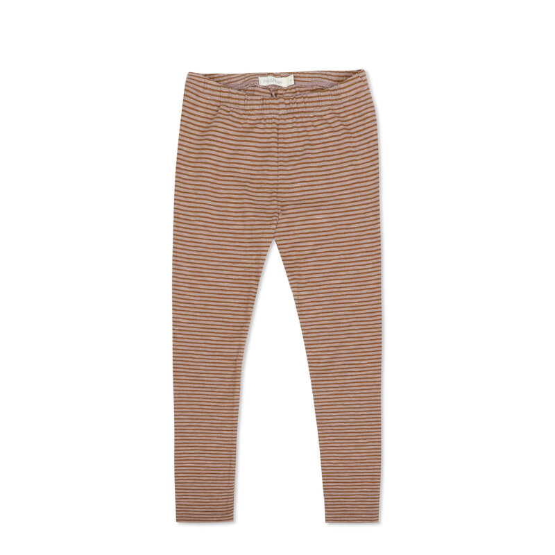 Phil&Phae Phil&Phae | Legging baby strepen sepia brown