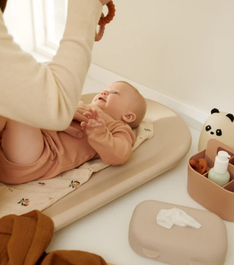 Liewood Liewood | Siliconen opbergbox emi wet wipes sandy