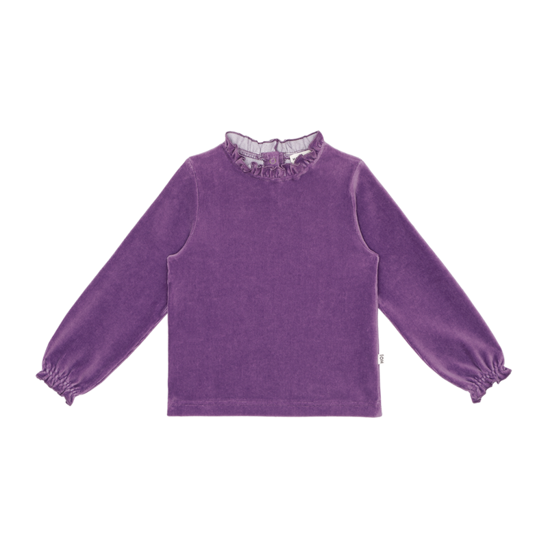 House of Jamie House of Jamie | Longsleeve frill collar magic purple