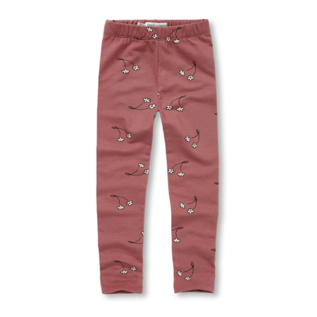 Sproet&Sprout Sproet&Sprout | Legging kersen bloemen mauve