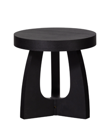 WOOOD. Woood | Bijzettafel Tala zwart 45x45cm