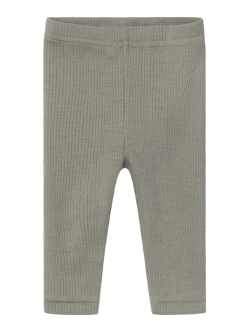 Lil Atelier Lil Atelier | Wollen legging Fable Fio grijs/groen