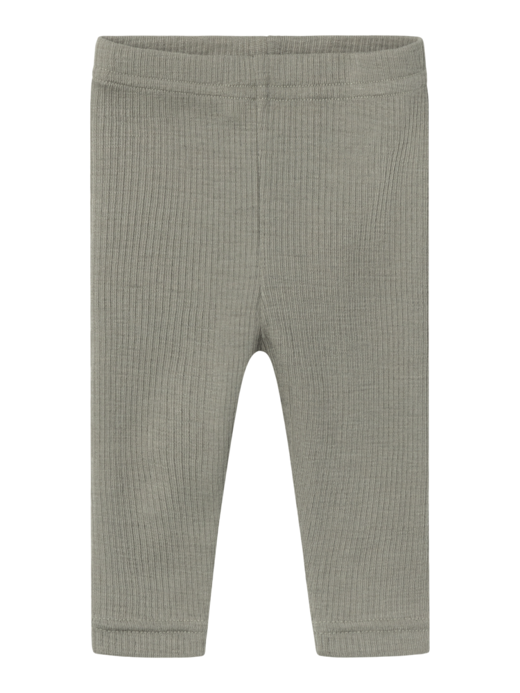Lil Atelier Lil Atelier | Wollen legging Fable Fio grijs/groen