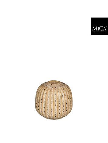 Stijl28 | Kandelaar bruin 9x9cm