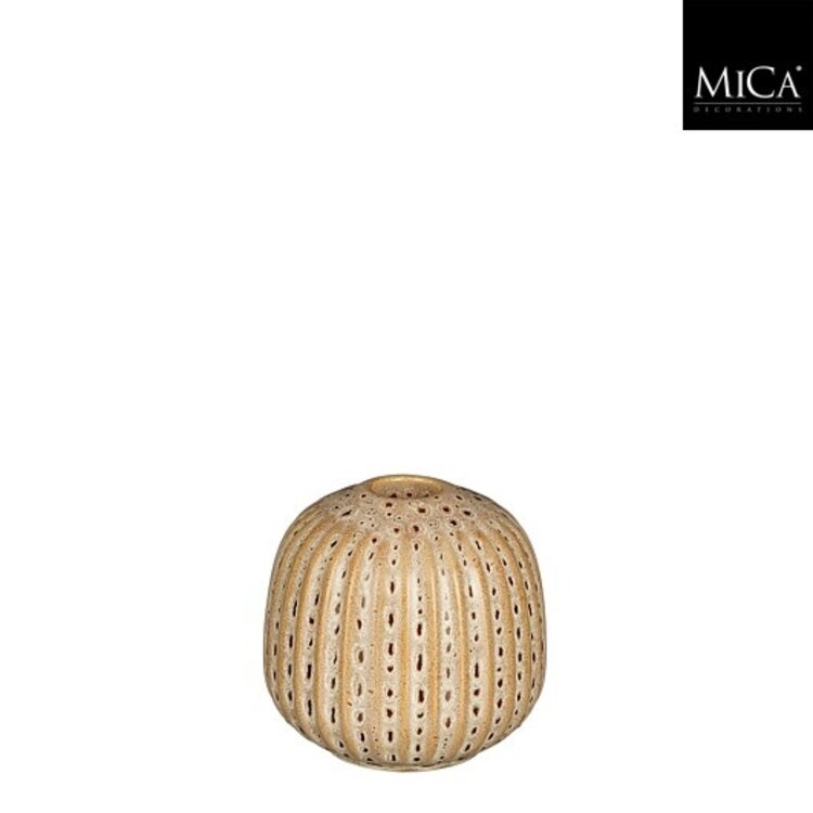 Stijl28 | Kandelaar bruin 9x9cm