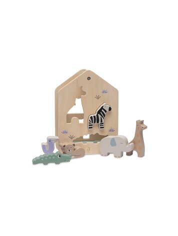 Jollein Jollein | Houten vormenstoof jungle jambo