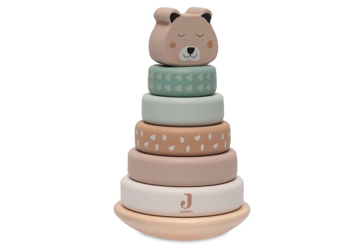 Jollein Jollein | Houten tuimelstapelaar jungle jambo