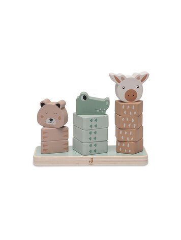 Jollein Jollein | Houten stapeltoren jungle jambo