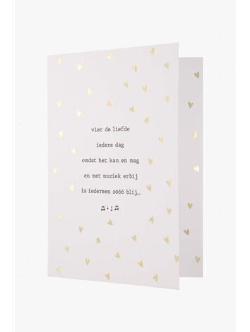 Zusss Zusss | Wenskaart muziek vier de liefde