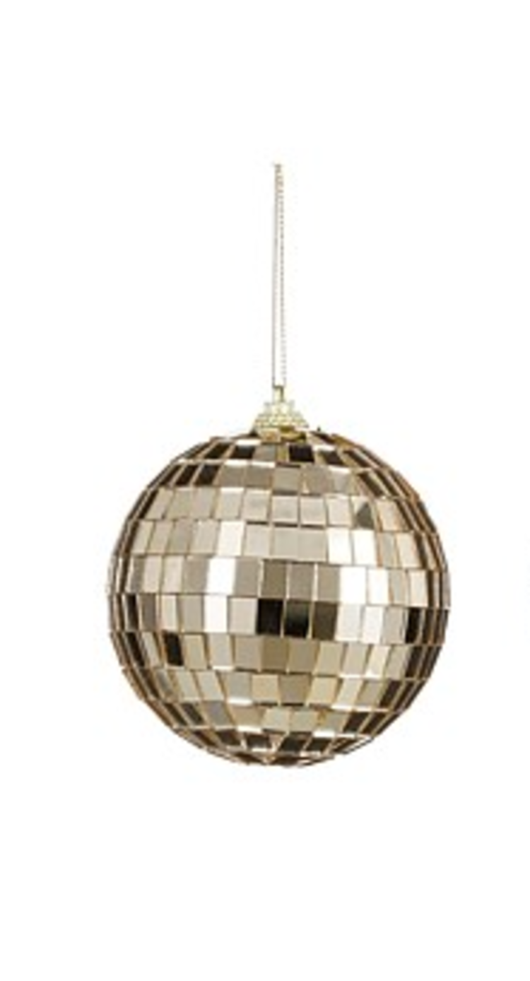 Selected by Stijl28 | Kerstbal discobal champagne 8cm