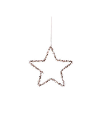 Stijl28 | Kerstster champagne 15cm