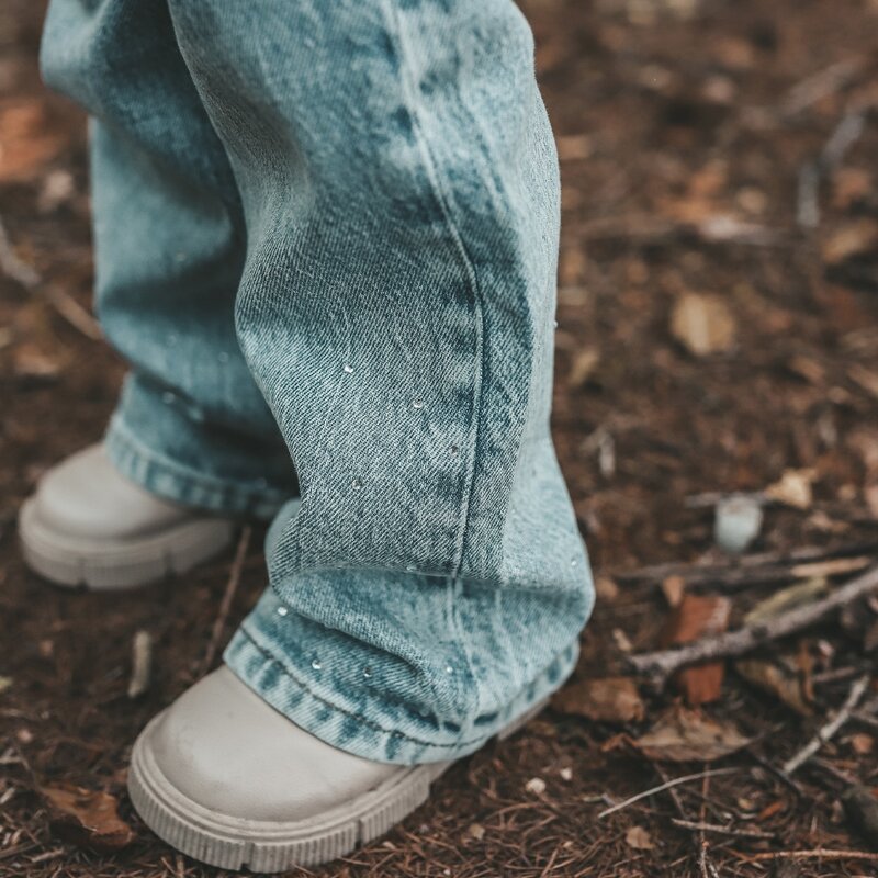 Your Wishes Your Wishes | Jeans wide leg glitter