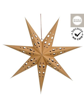 Stijl28 | Ster bruin 28x75cm