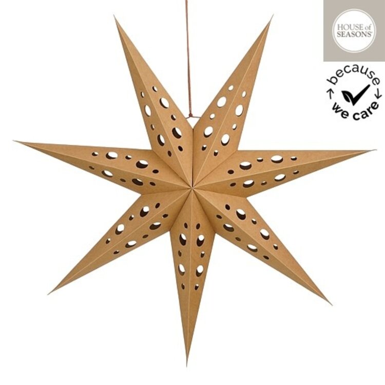 Stijl28 | Ster bruin 28x75cm