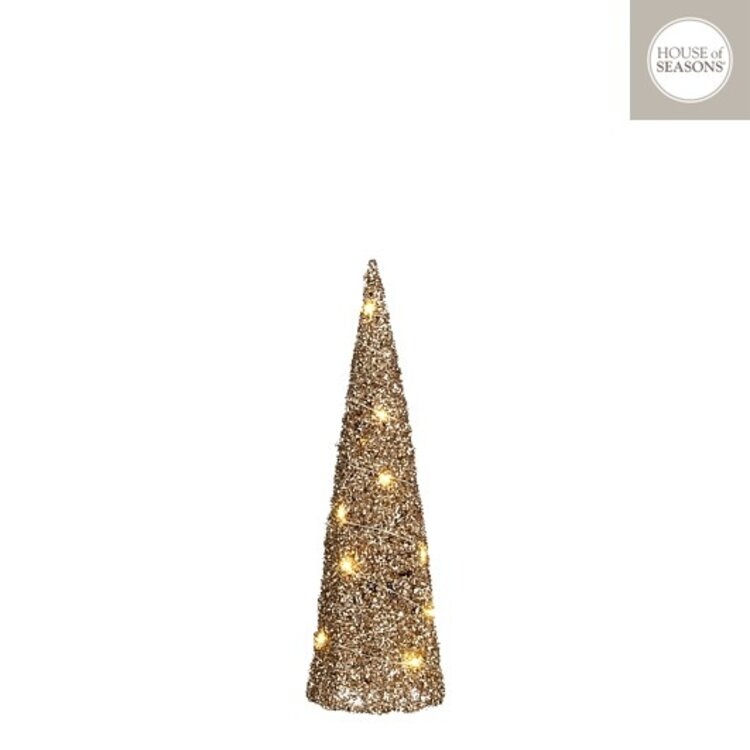 Stijl28 | Kegel champagne LED 40x12cm