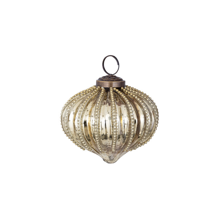 PTMD PTMD | Kerstbal cairine goud kralen S