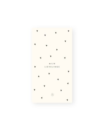 Zusss Zusss | Servetten mijn lievelings hartjes zand