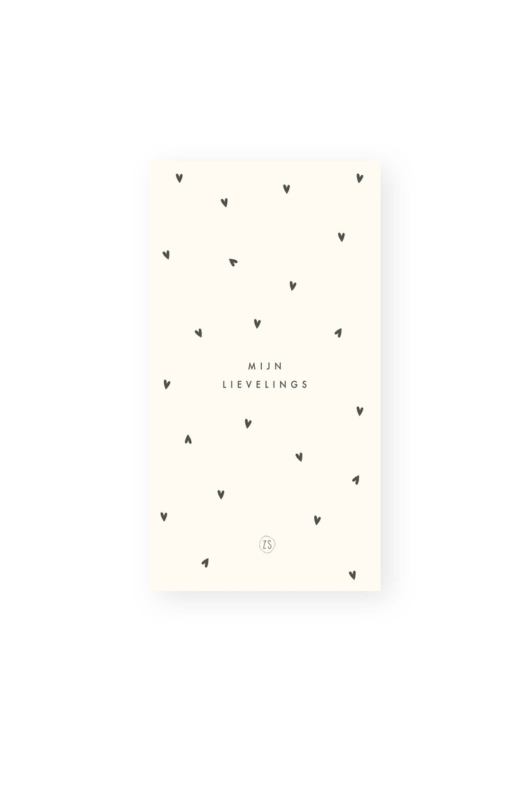 Zusss Zusss | Servetten mijn lievelings hartjes zand