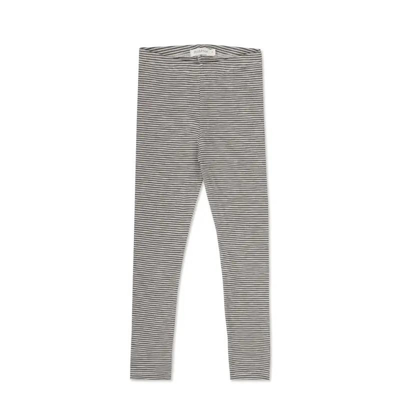 Phil&Phae Phil&Phae | Legging baby strepen graphite