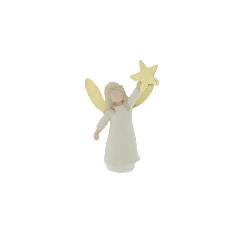 Home society Home Society | Deco engel yael wit/goud S