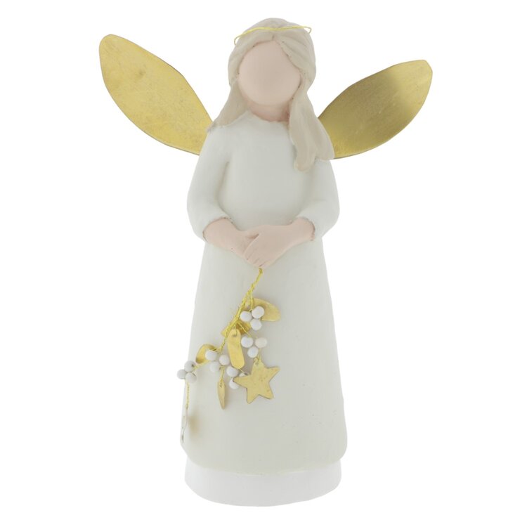 Home society Home Society | Deco engel sarah wit/goud L