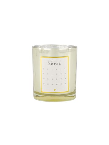 Zusss Zusss | Adventkaars winterbloem goud