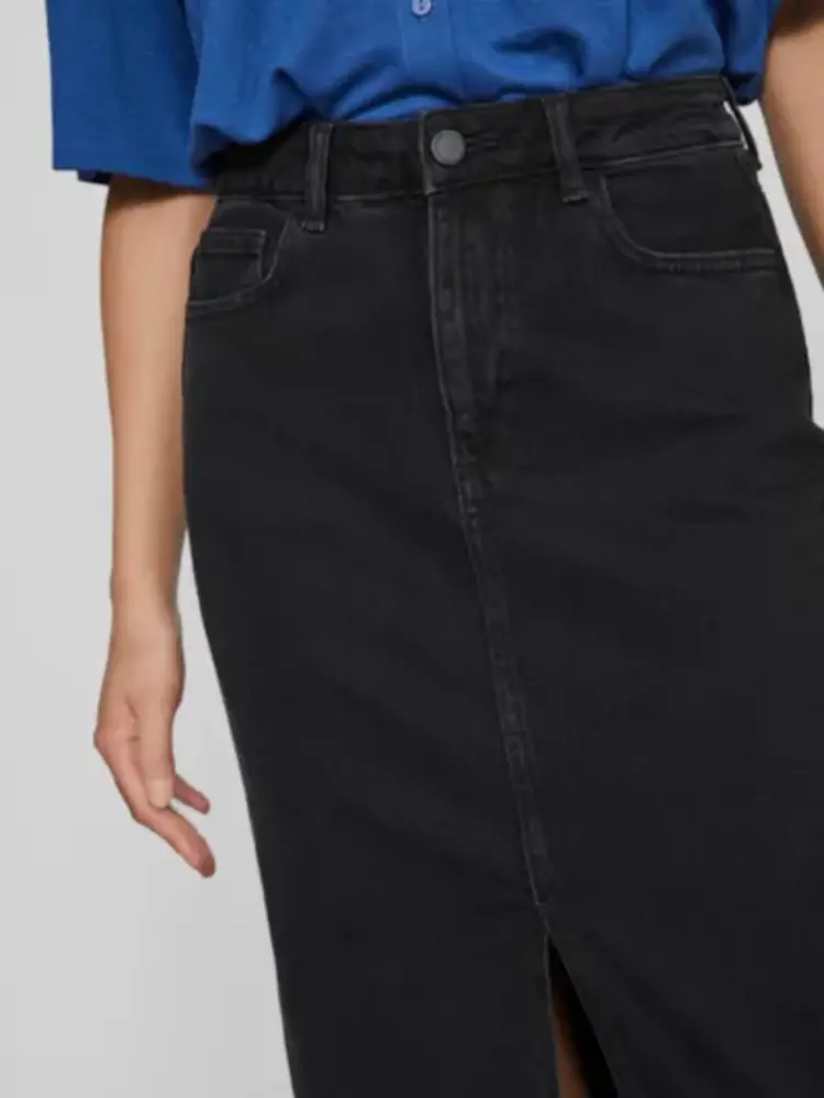 Vila Vila | Denim rok Jaf zwart