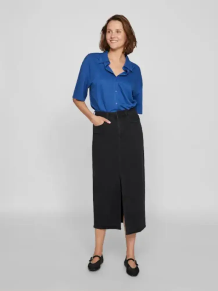 Vila Vila | Denim rok Jaf zwart