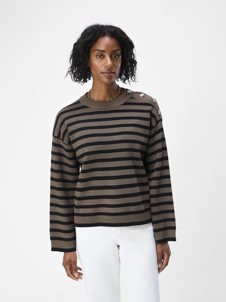 Object Object | Trui Elly morel/black NOOS