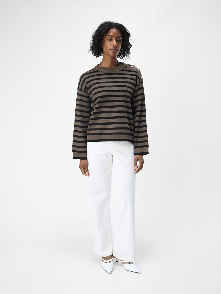 Object Object | Trui Elly morel/black NOOS