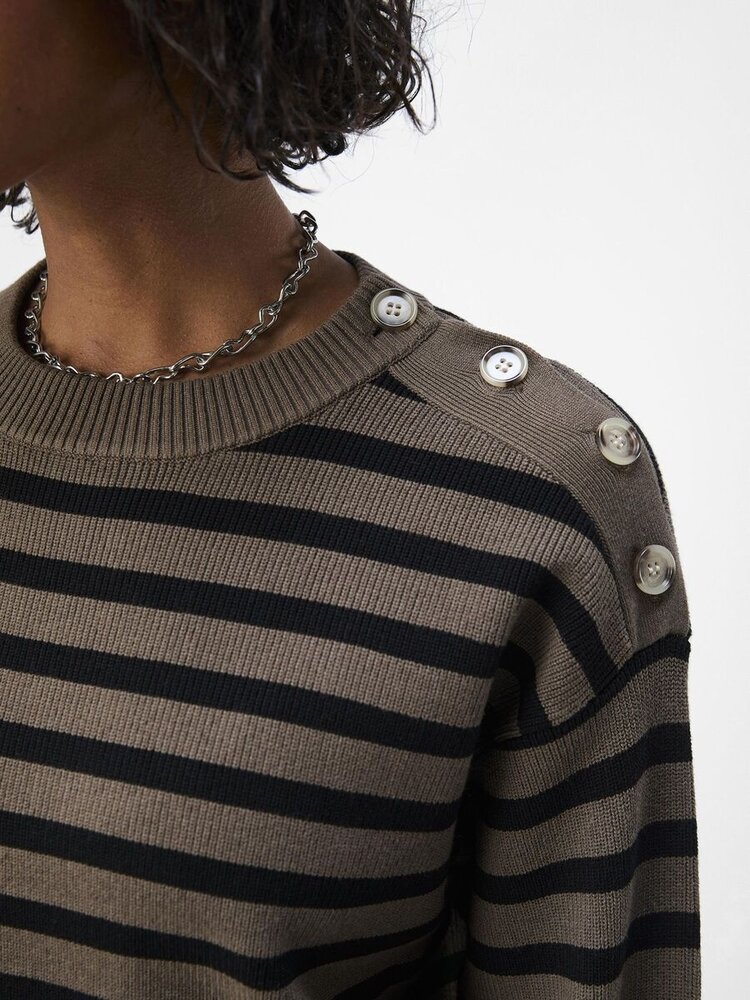 Object Object | Trui Elly morel/black NOOS