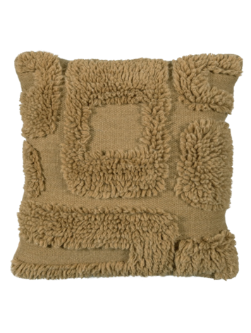 WOOOD. Woood | Kussen Mazi bruin 50cm*