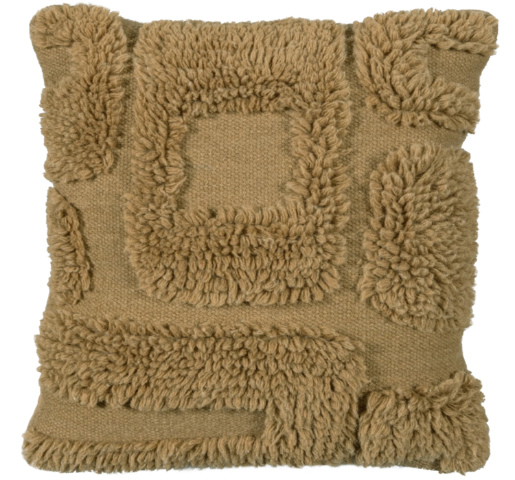 WOOOD. Woood | Kussen Mazi bruin 50cm