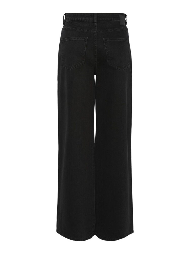Pieces Pieces | Jeans wide Selma zwart NOOS