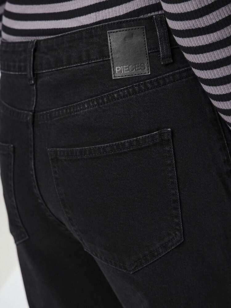 Pieces Pieces | Jeans wide Selma zwart NOOS
