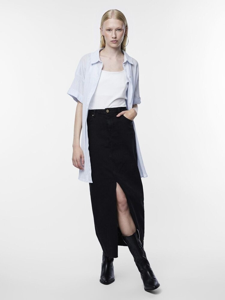 Pieces Pieces | Rok Jessie donker denim NOOS