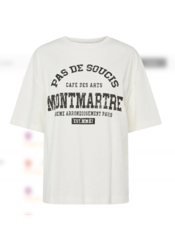 Pieces Pieces | T-shirt Maude offwhite