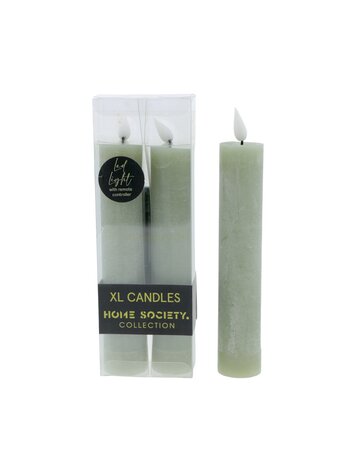 Home society Home Society | Dinerkaars XL LED set van 2 celadon
