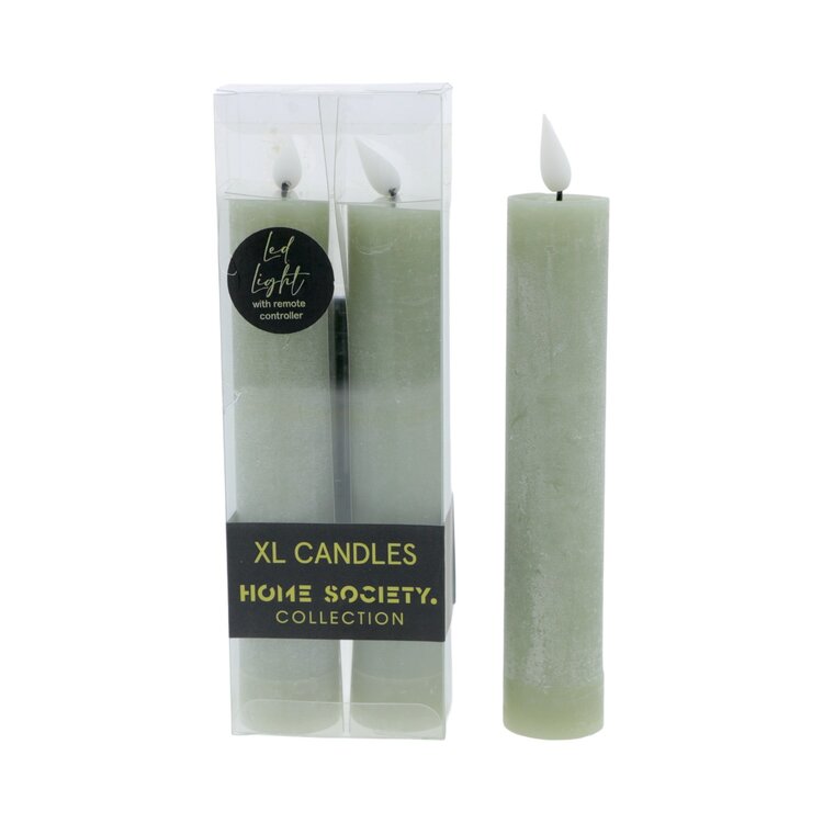 Home society Home Society | Dinerkaars XL LED set van 2 celadon