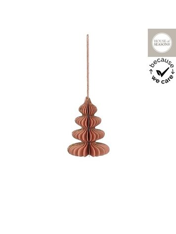 stijl28 Stijl28 |Papier boom roze 10x6cm