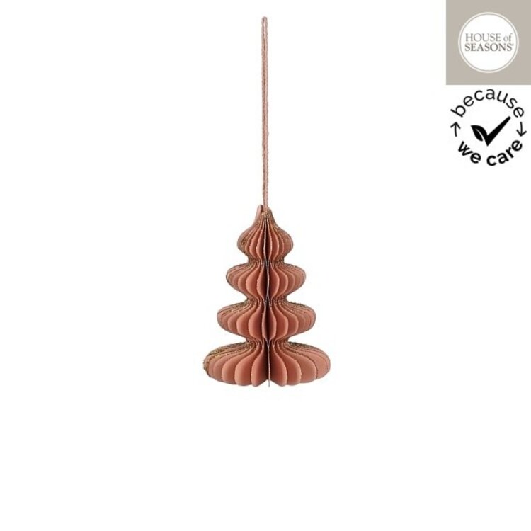 stijl28 Stijl28 |Papier boom roze 10x6cm