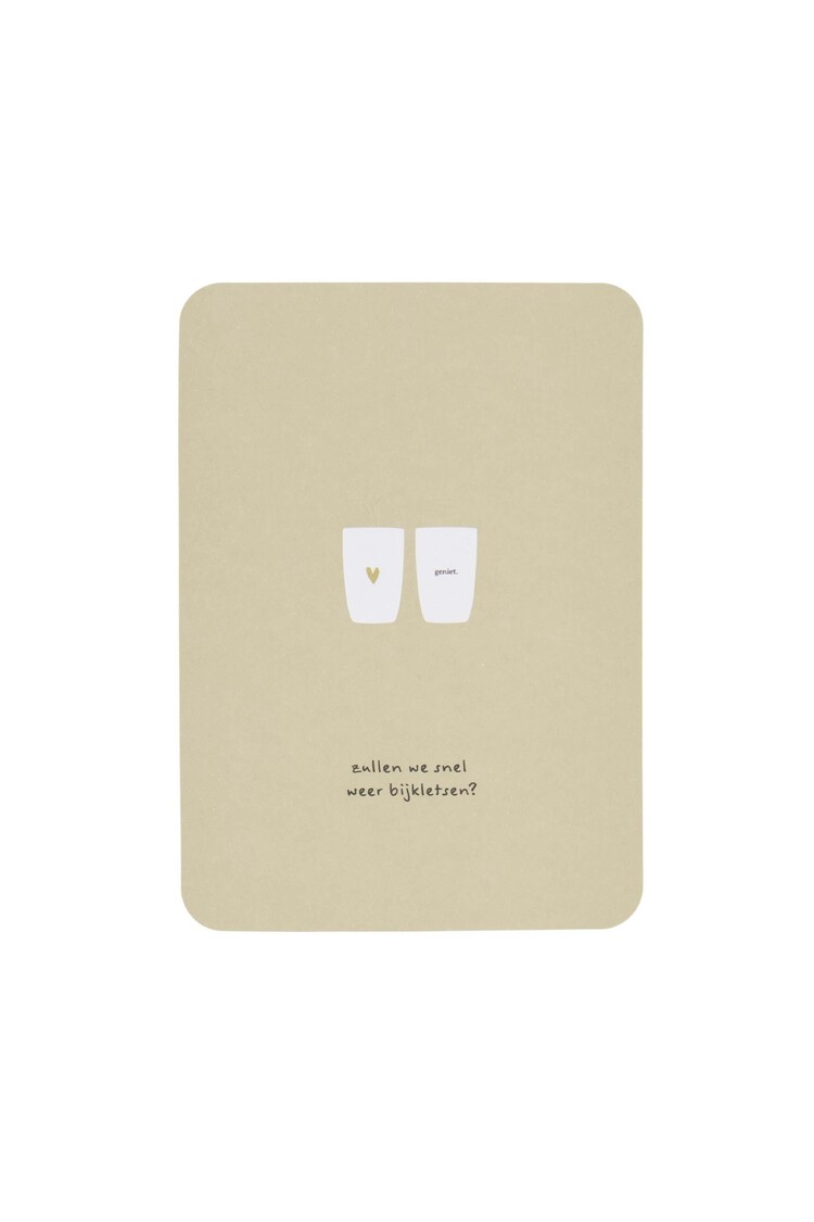 Zusss Zusss | Ansichtkaart bijkletsen zand